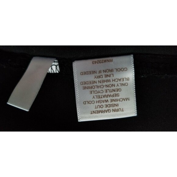 Eva Mendes New York & Co. Women’s Black Lace Long Sleeve Top Blouse Size Small - Picture 6 of 10